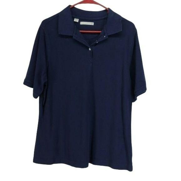 Cutter & Buck Navy Blue‎ Size 1X Short Sleeve Polo - Picture 1 of 5